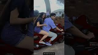 @motovloggerjannustuntz with cute girl @PratikshaKant #shorts #viral #jannustuntz
