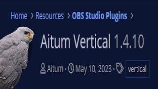 recording while streaming as a VTuber with Aitum Vertical OBS plugin