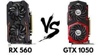 RX 560 vs GTX 1050 | GTX 1050 vs RX 560 | Comparison in most popular Games | H-Tech