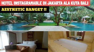 PENGINAPAN ALA RESORT KUTA BALI DI KAWASAN JAKSEL | REVIEW HOTEL THE DHARMAWANGSA