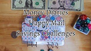 Money Diaries #9 • Savings Challenges • Happy Mail