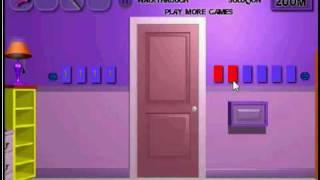 Purple room escape walkthrough