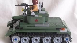 Лего БТ-7А инструкция к танку - Lego BT-7A Moc instructions