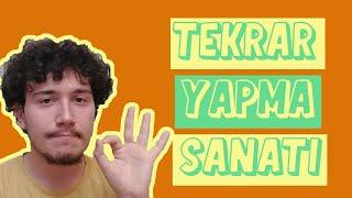 Veriminizi 2'ye katlayın! / Nasıl Tekrar Yapılır / Aralıklı Tekrar Yöntemi