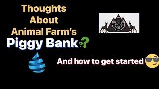 Piggy Bank/The Animal Farm: Thoughts  & tutorial