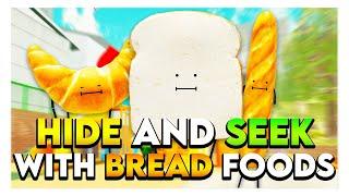 Roblox SECRET STAYCATION HIDE & SEEK WITH BREAD FOODS! 