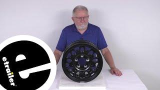 etrailer | All You Need to Know About the Aluminum Sendel Series T17 Matte Black Mesh Trailer Wheel