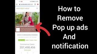 how to remove pop up ads on goggle chrome