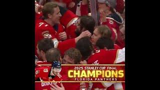 THE PANTHERS ARE BACK-TO-BACK CHAMPIONS 