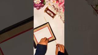 Photo frame | how to make photo frame easy #shortsfeed #diy #ahlamdiystudio #photoframe