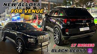 OUR VENUE GOT 17inch ALLOYS AT BEST PRICE|Black Venue Modified 2023|*cheap price*