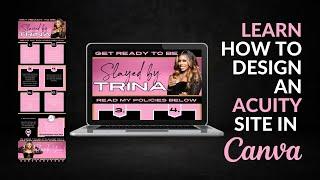 How to |  Design an Acuity Site Using Canva | Tutorial