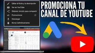 Cómo PROMOCIONAR VÍDEOS de YouTube con Google Ads | YouTube Ads Tutorial 2025