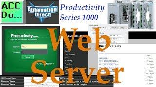 Productivity 1000 Series PLC Web Server