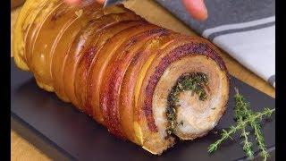 Сочный Рулет Из Свиного Брюшка: Пряный И Божественно Вкусный