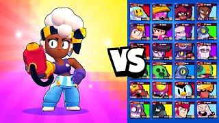 МЭЙСИ ПРОТИВ ВСЕХ БРАВЛЕРОВ! BRAWL STARS