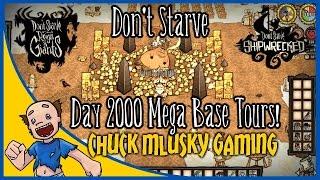 Don't Starve  - Base Tour - Day 2000! - Reign Of Giants/Shipwrecked!