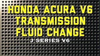 99 - 04 Honda Acura Accord V6 Transmission fluid change - P0740 - Bundys Garage