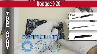 How to disassemble  Doogee X20 Take apart Tutorial