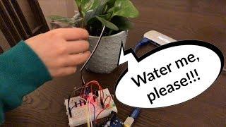 Smart Arduino Talking Plant, built with JavaScript and Node.js