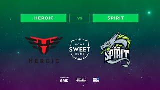 Heroic vs Spirit - HomeSweetHome Cup - map1 - de_dust2 [SleepSomeWhile & MintGod]