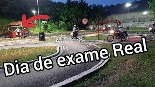 DIA REAL EXAME DE MOTO PISTA MG