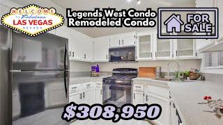 Affordable Las Vegas Condo for Sale | Remodeled | Legends West Condo | Gated | Near Summerlin | 300k