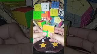 following the neon blade with 2×2 Rubik's cube #viralshort #trendingshorts #cubing