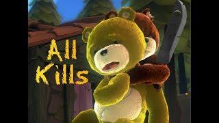 Naughty Bear Gold Edition: ALL KILLS! (w/ Timestamps)