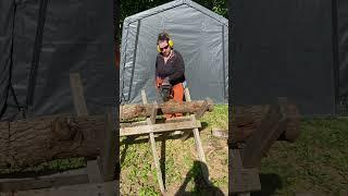 Average Firewood Mom. #firewood #firewoodproduction #womeninbusiness #husqvarnachainsaw