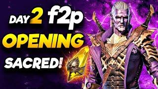 HARD CAMPAIGN DONE! SACRED OPENED! | F2P COMPETITION DAY 2 | RAID SHADOW LEGENDS