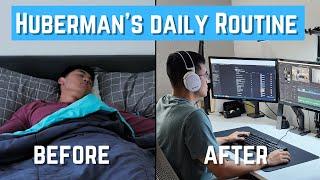 Trying out Andrew Huberman's Daily Routine - Productivity for 30 days!