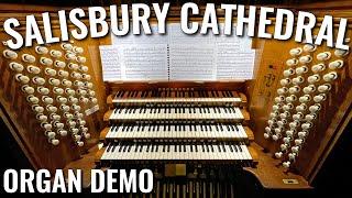  Salisbury Cathedral Organ Demonstration | UK's best Tuba?