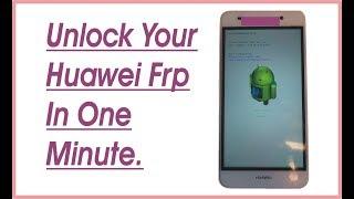 huawei Y6-scl u31 frp remove in just one minute