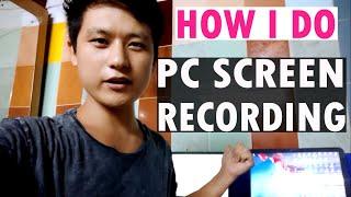 How to record computer screen?  PC screen recording| Game screen recording.