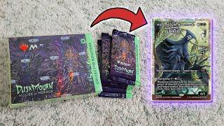 Crazy $400 Fractures Foil Pull from a Duskmourn Collector Booster Box.