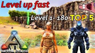 ARK: Top 5 How To Level up FAST | Level 1 to 180 EASY (2024)