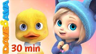  Five Little Ducks | Dave and Ava | Looby Loo & More Nursery Rhymes and Kids Songs 