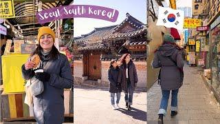 SEOUL DAY 2 VLOG - Insadong, Bukchon Hanok Village, Gwangjang Market, + Myeongdong Night Market