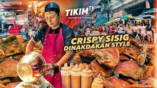 Kanto SISIG DINAKDAKAN Style sa Taguig | Bagnet Crispy Sisig | Kalye Tres Sisig Story | TIKIM TV