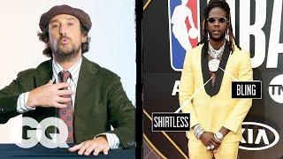 Fashion Expert Breaks Down Celebrity Suits Pt 1, From 2 Chainz to Cole Sprouse | Fine Points | GQ