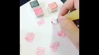 Watercoloring with KY-April Make It Prima