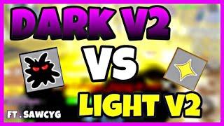 ️Light V2 vs Dark V2 Blox fruits | Bloxtrem! & @SawcyG️