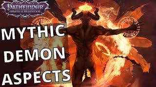 Pathfinder Wrath of The Righteous Demon Mythic Path Demonic Aspects Beta Phase 3