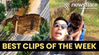 Giant Sinkhole In City - Best Clips Of The Week #5