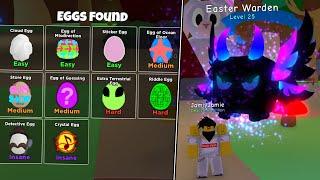 How to get EVERY Easter Egg in Bubble Gum Simulator!