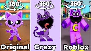 360° VR CATNAP POKEDANCE Original vs Crazy vs Roblox