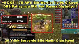 xCRUSH | +9 DKS'li 7K AP'li Elit Warrior İle Pk Çıkıyor! DKS Patlayınca Yok Ediyor! | Knight Online