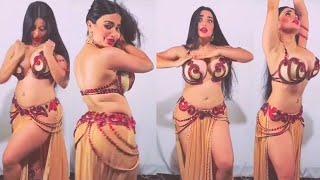 Super Hot Indian Sexy Girl Belly Dance At Home Very Perfectly