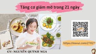 Clean Eating từ A-Z: tăng cơ giảm mỡ trong 21 ngày | Msvui